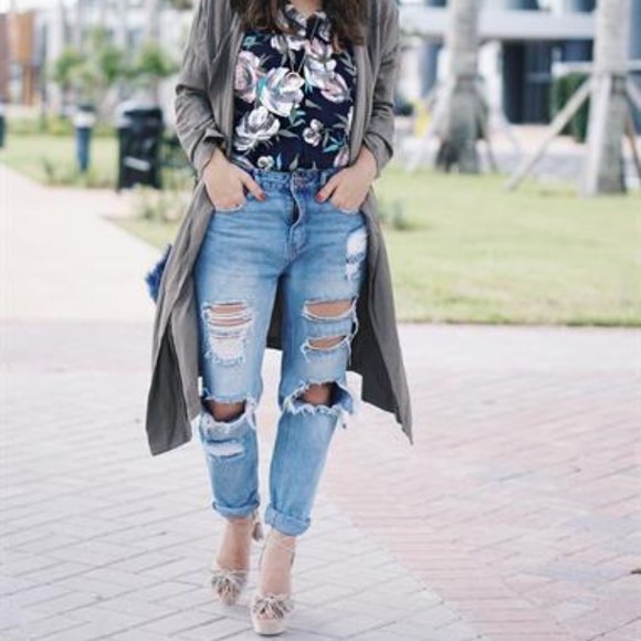 Articles of Society Janis Boyfriend Distress Jean - Picture 12 of 12